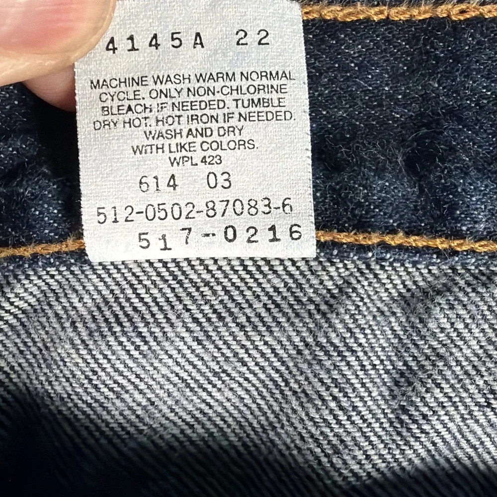Vintage Levis 517 Bootcut Blue Jeans Mens 40 X 32 (FITS 38 X 32 Denim Made in US